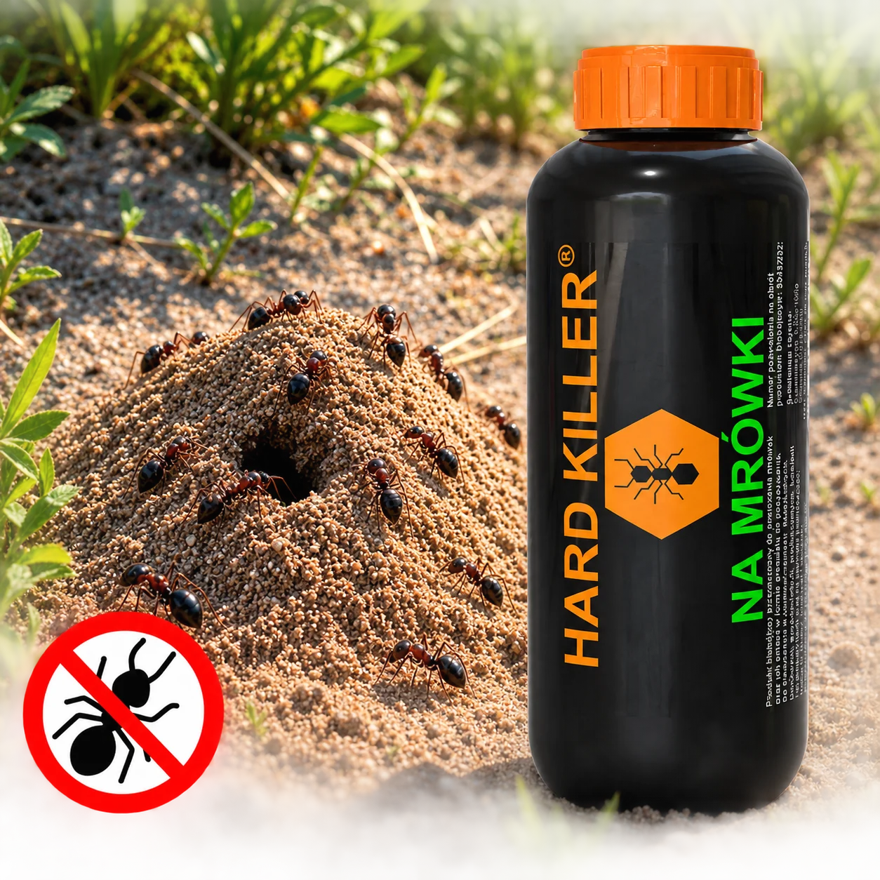 HARD KILLER® Na Mrówki 1000 ml – granulat na mrówki – zdjęcie 2