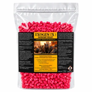EXOGEN MAX® Patenrat Pellet 1 kg – granulat na myszy i szczury