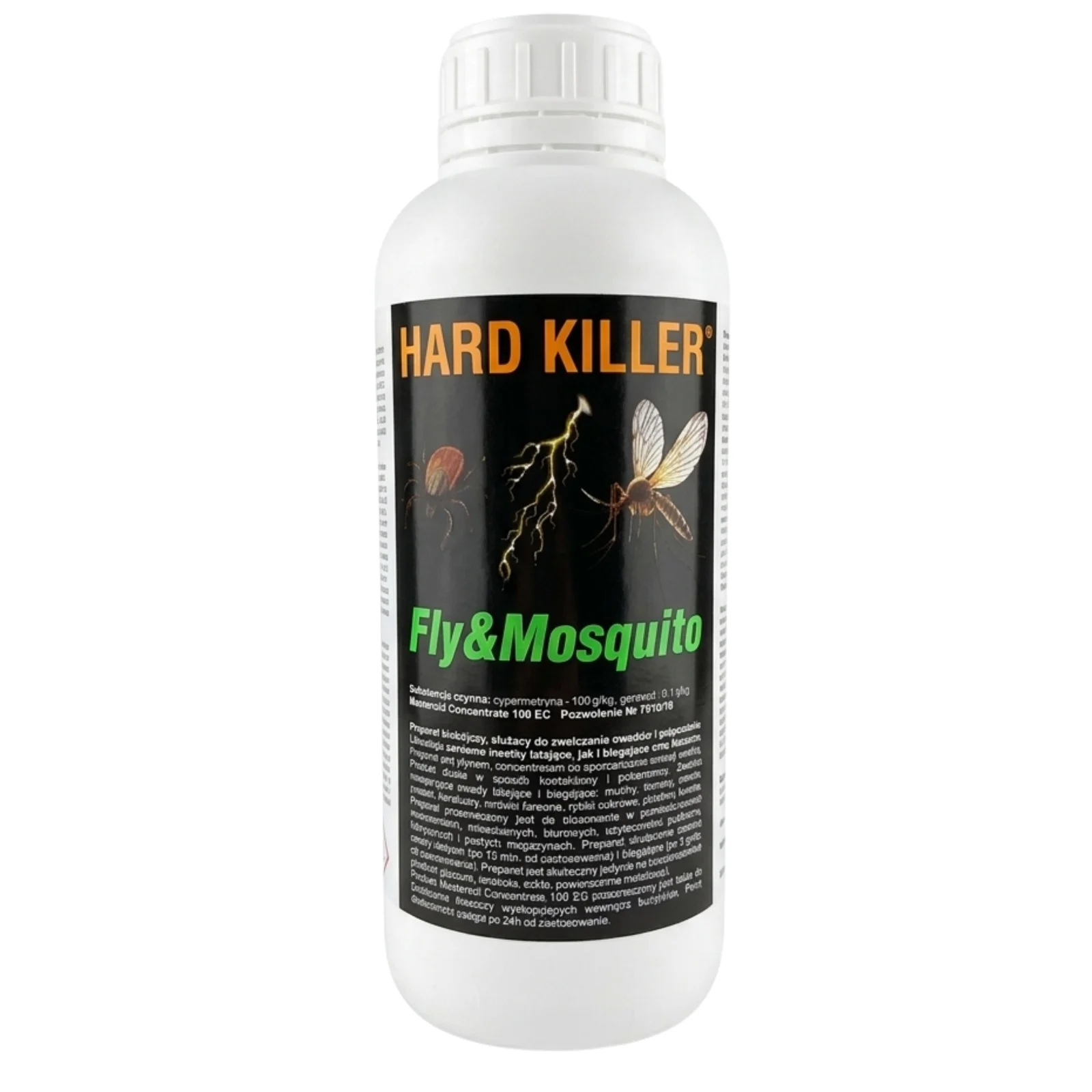 HARD KILLER® Fly&Mosquito 1 l – koncentrat na komary i kleszcze