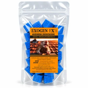 EXOGEN MAX® Muribrom Brodifacoum 1,5 kg – kostka na myszy i szczury