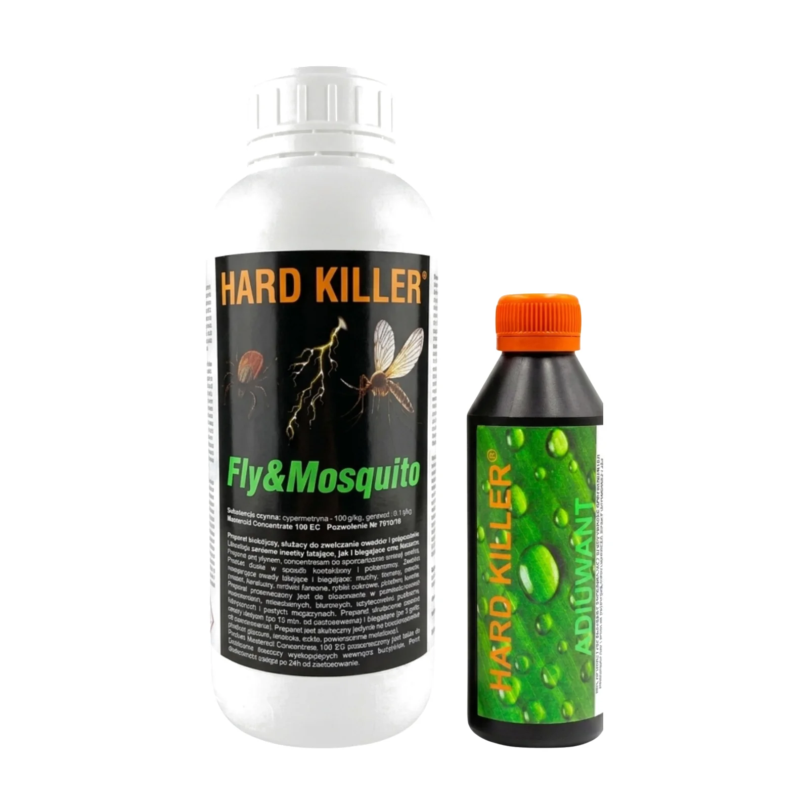 Zestaw HARD KILLER®: Fly&Mosquito 1 l + utrwalacz oprysku 250 ml