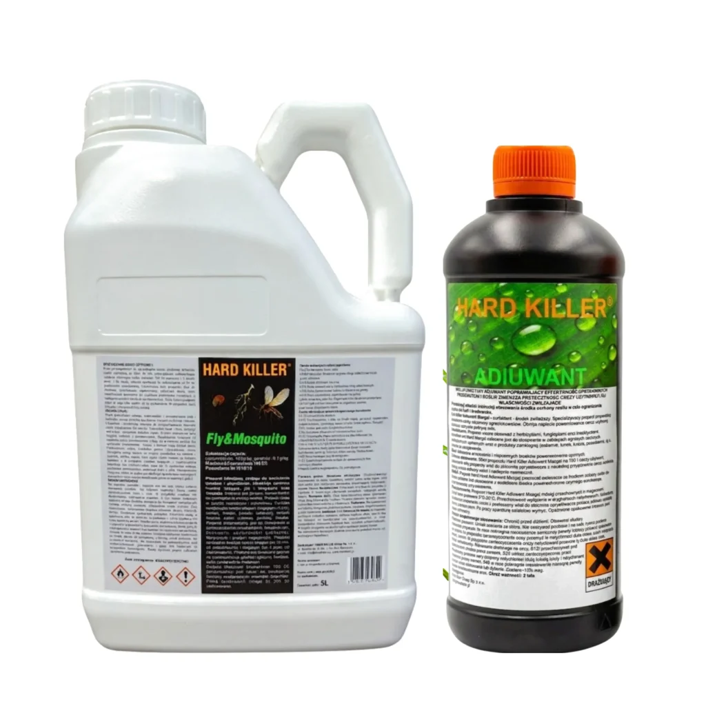 Zestaw HARD KILLER®: Fly&Mosquito 5 l + utrwalacz oprysku 1 l