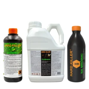 Zestaw HARD KILLER®: Fly&Mosquito 5 l + utrwalacz oprysku 1 l + Na Mrówki 1000 ml