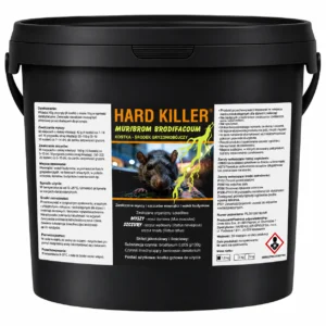 HARD KILLER® Muribrom Brodifacoum 5 kg – kostka woskowa na myszy i szczury