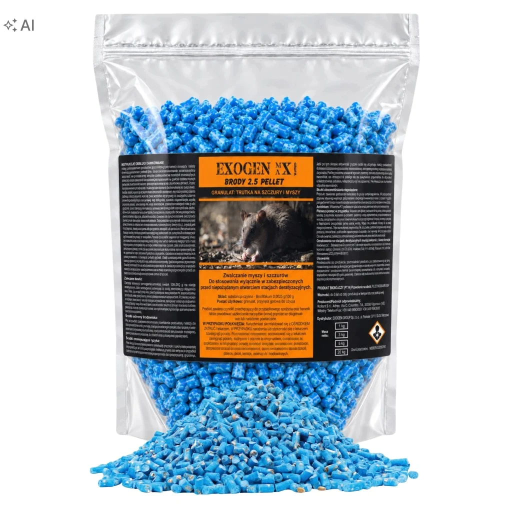 EXOGEN MAX® Brody 2.5 Pellet 3 kg opakowanie