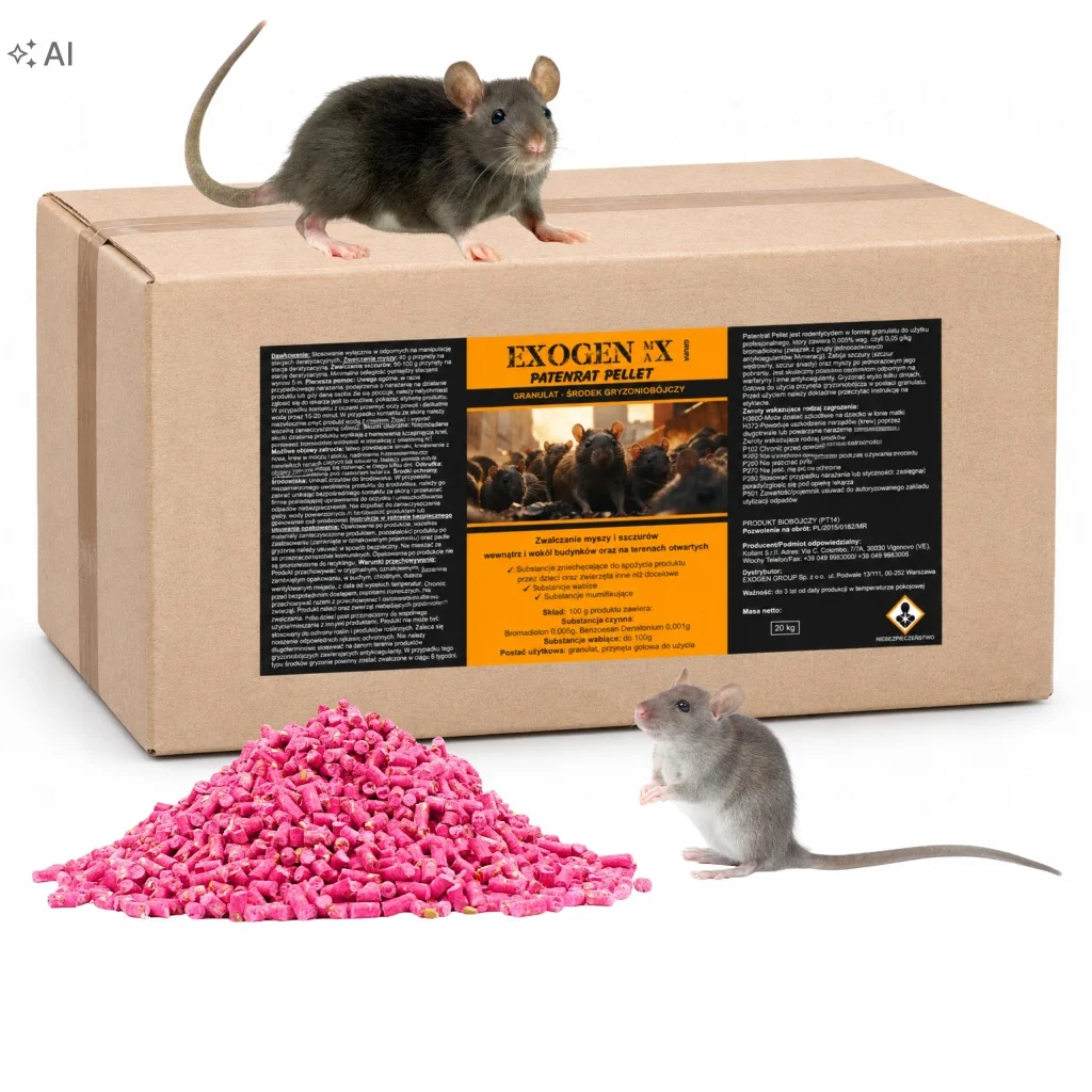 EXOGEN MAX® Patenrat Pellet 20 kg karton