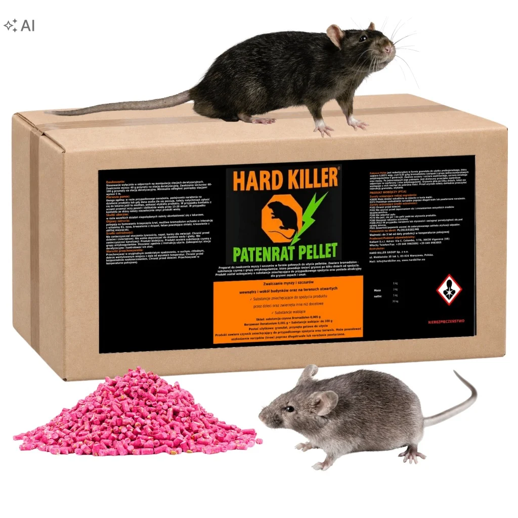 HARD KILLER® Patenrat Pellet 20 kg karton