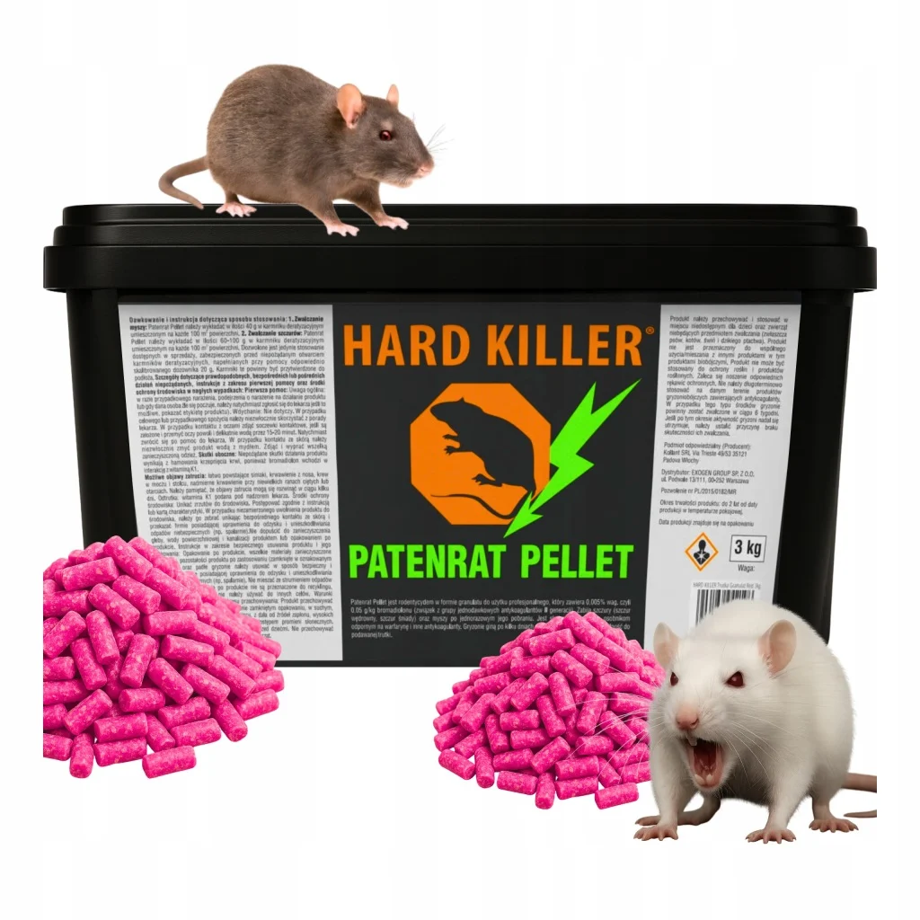 HARD KILLER® Patenrat Pellet wiadro