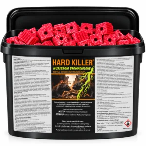 HARD KILLER® Muribrom Bromadiolon 3 kg – kostka woskowa na myszy i szczury