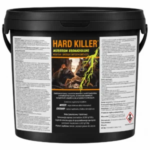 HARD KILLER® Muribrom Bromadiolon 5 kg – kostka woskowa na myszy i szczury